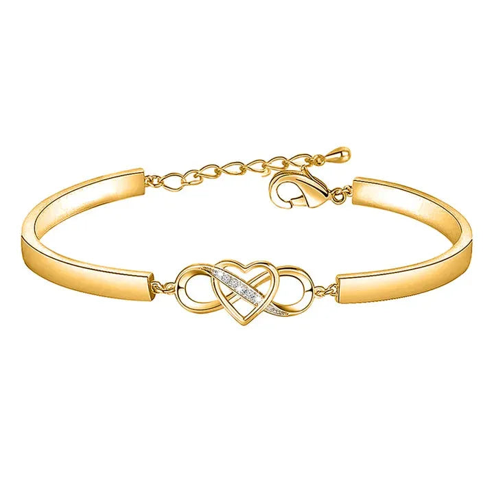 Vintage Eternal Heart Bracelet