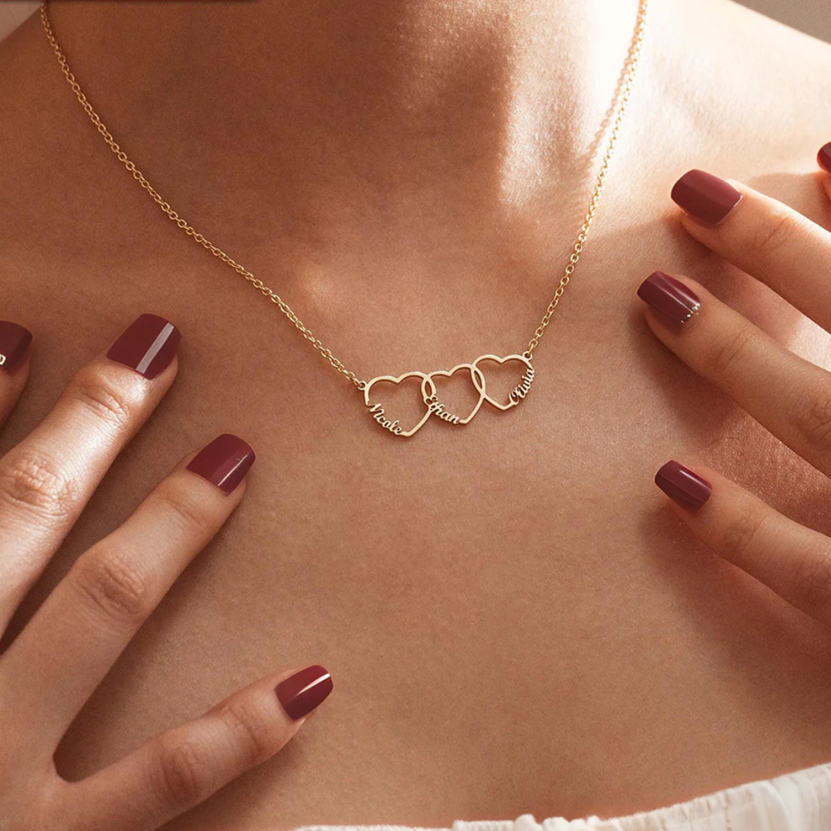 Personalized Heart Name Necklace