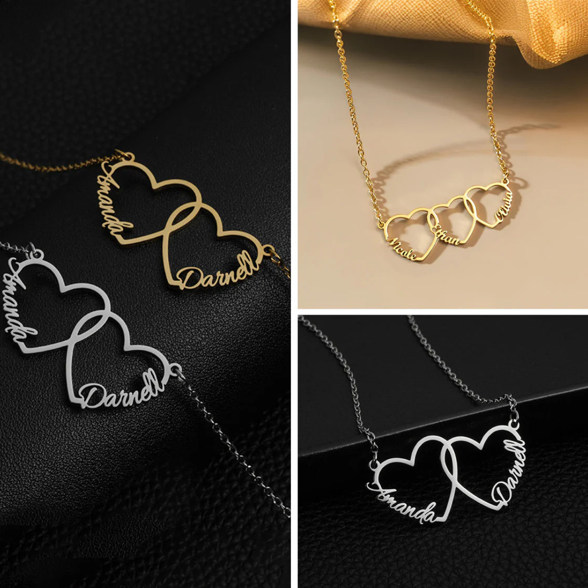 Personalized Heart Name Necklace