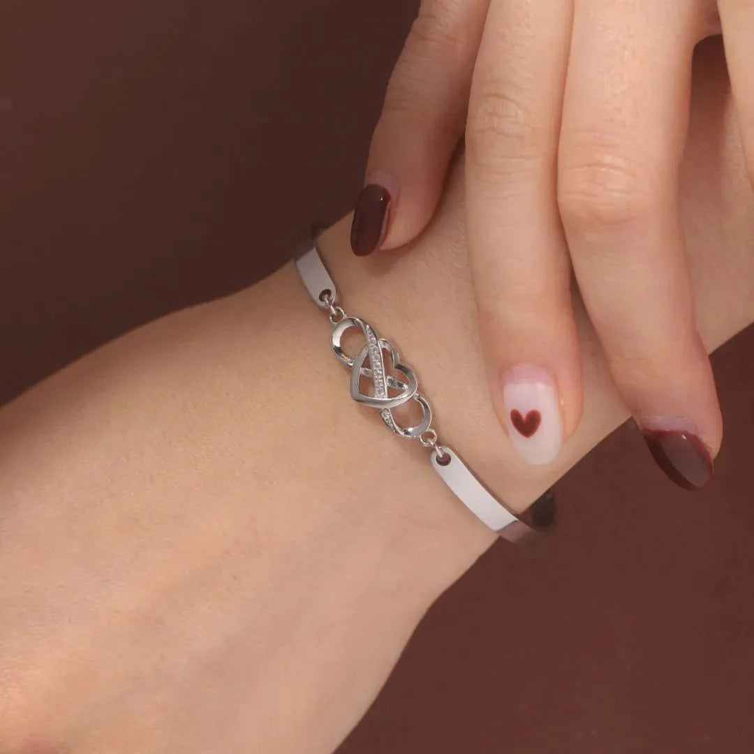 Vintage Eternal Heart Bracelet