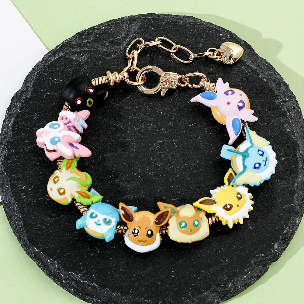 Pokemon Enamel Bead Bracelet