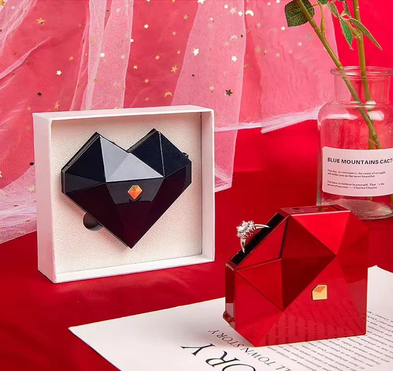 Heart Promise Ring Box