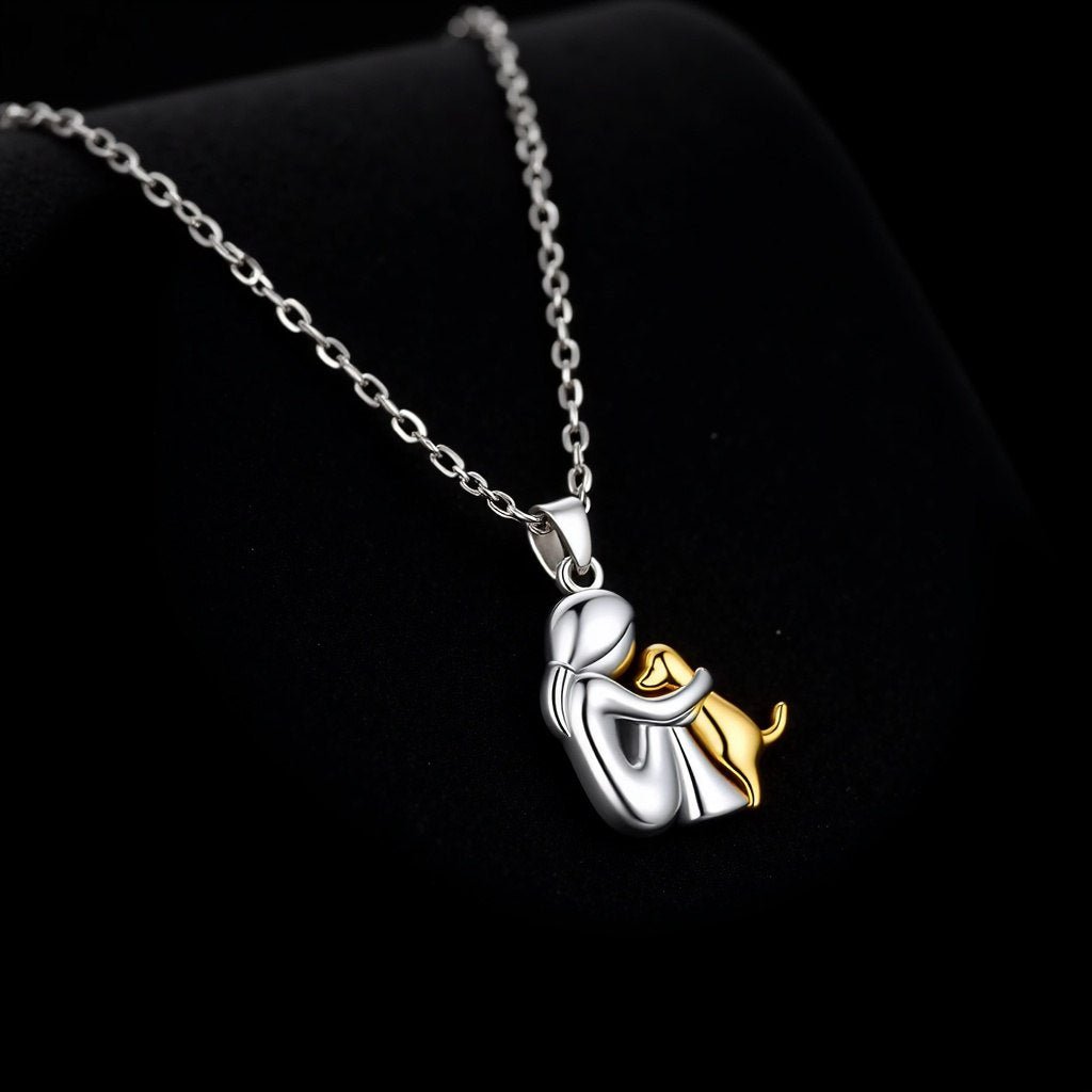 FAITHFUL DOG PENDANT NECKLACE