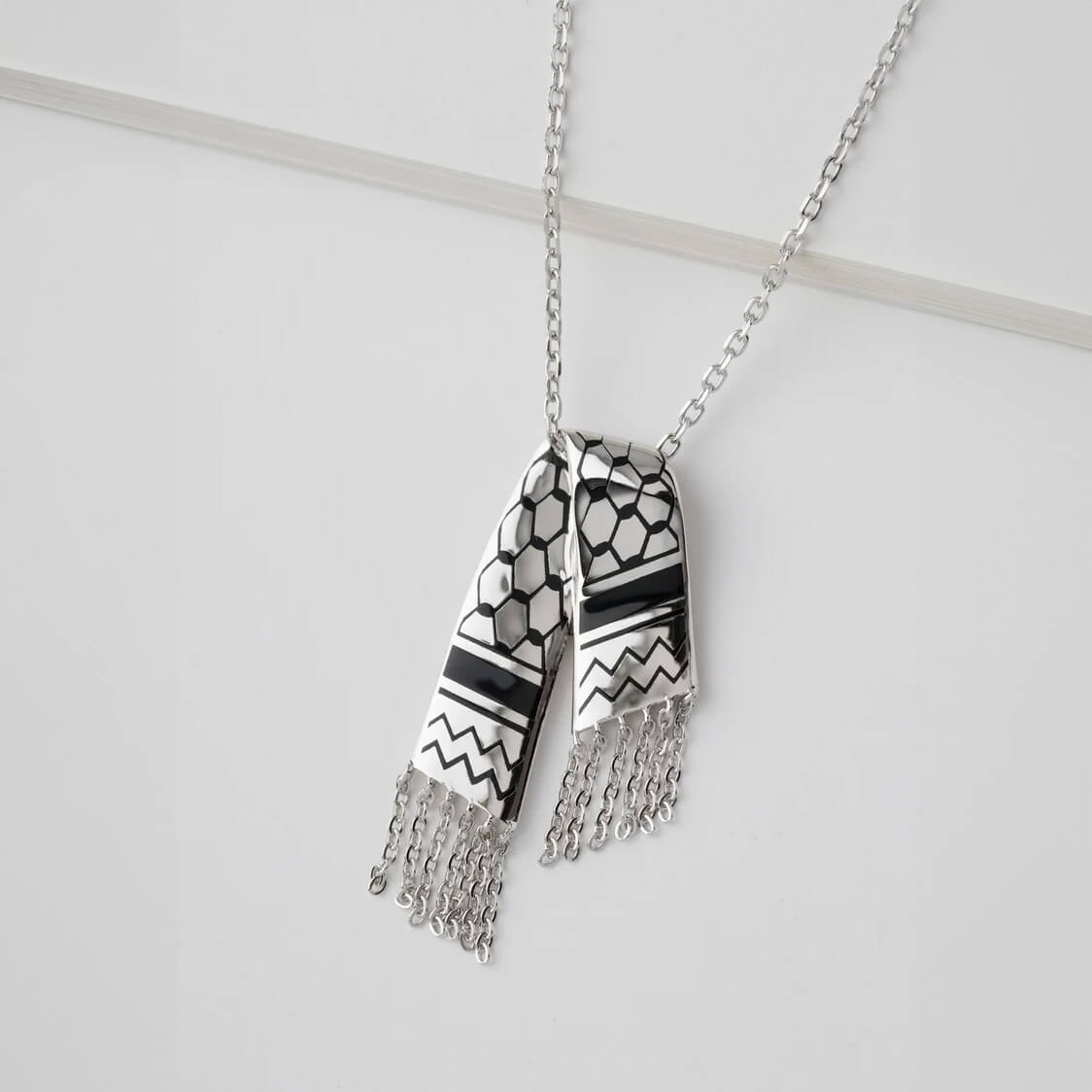 Kufiya Scarf Necklace