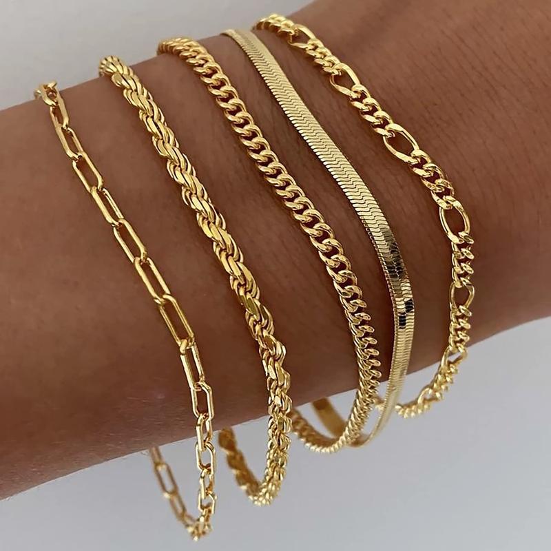 Classic Bracelets Stack (5 Bracelets)
