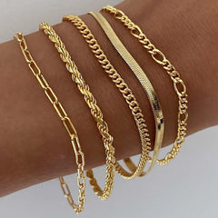 Classic Bracelets Stack (5 Bracelets)