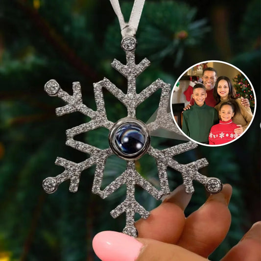 Personalised Snowflake Photo Ornament