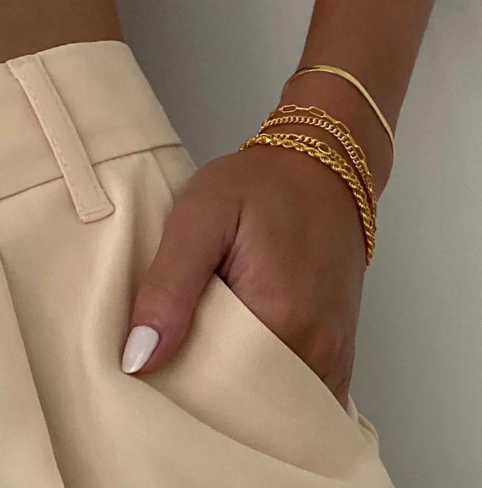 Classic Bracelets Stack (5 Bracelets)