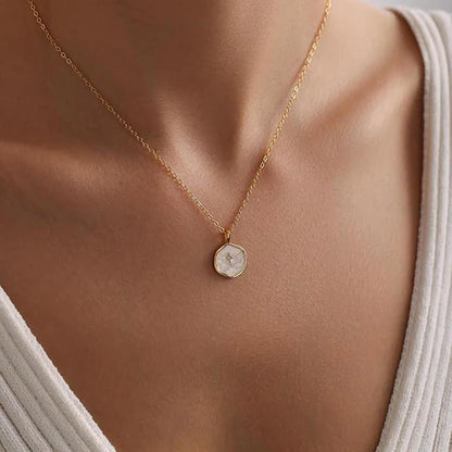 18k Dainty Cross Necklace