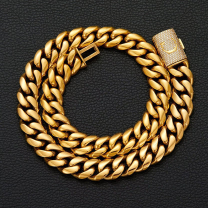 Cuban Link Letter Necklace