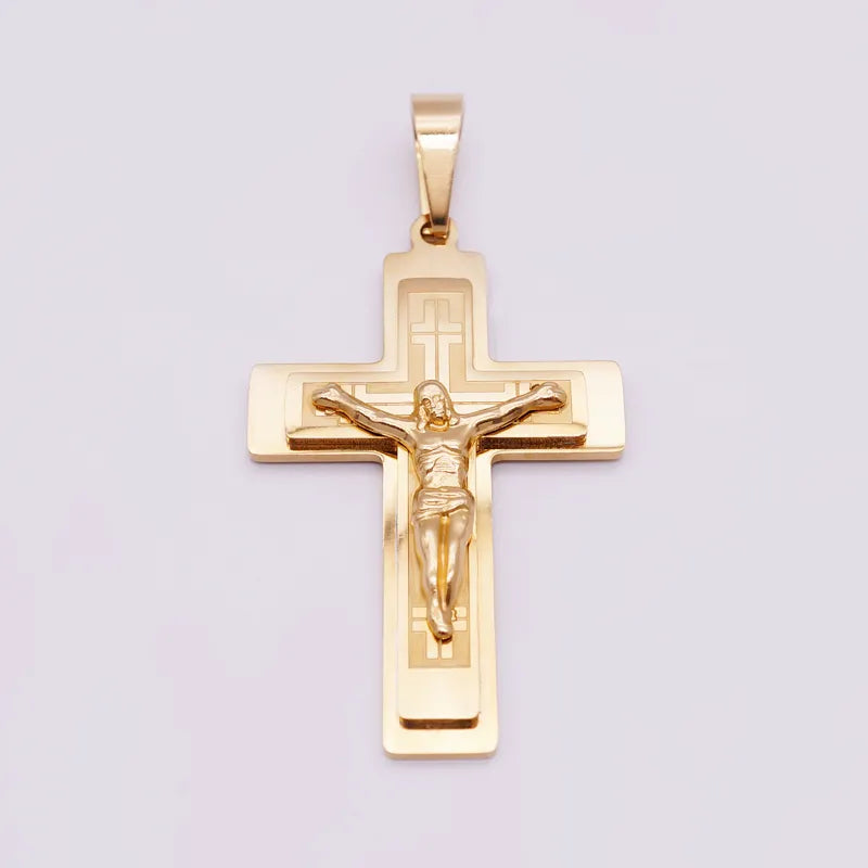 Sanctus Steel Cross Chain