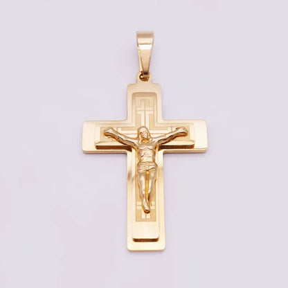 Sanctus Steel Cross Chain