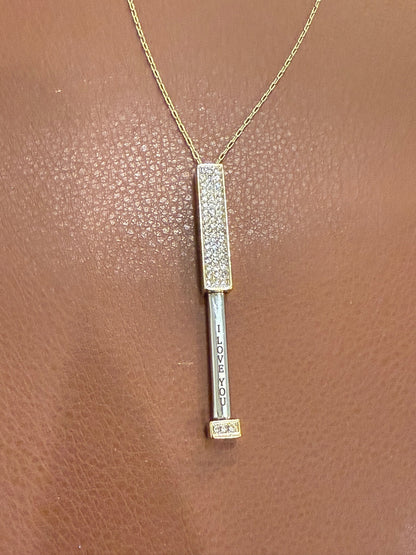 I Love You Necklace