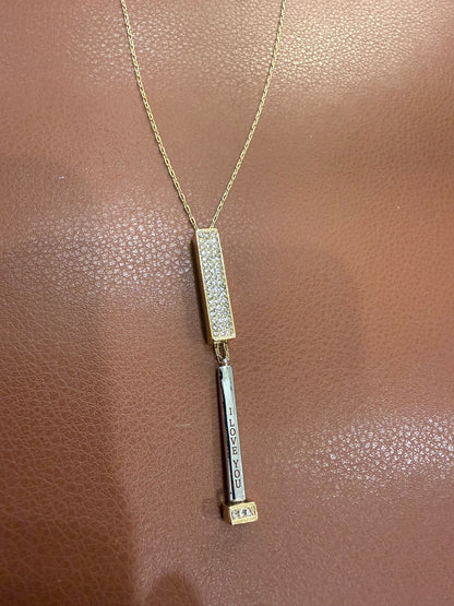 I Love You Necklace