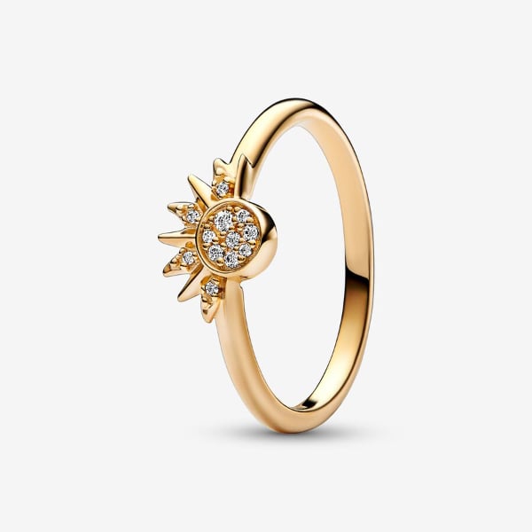 Celestial Sun & Moon Ring Set