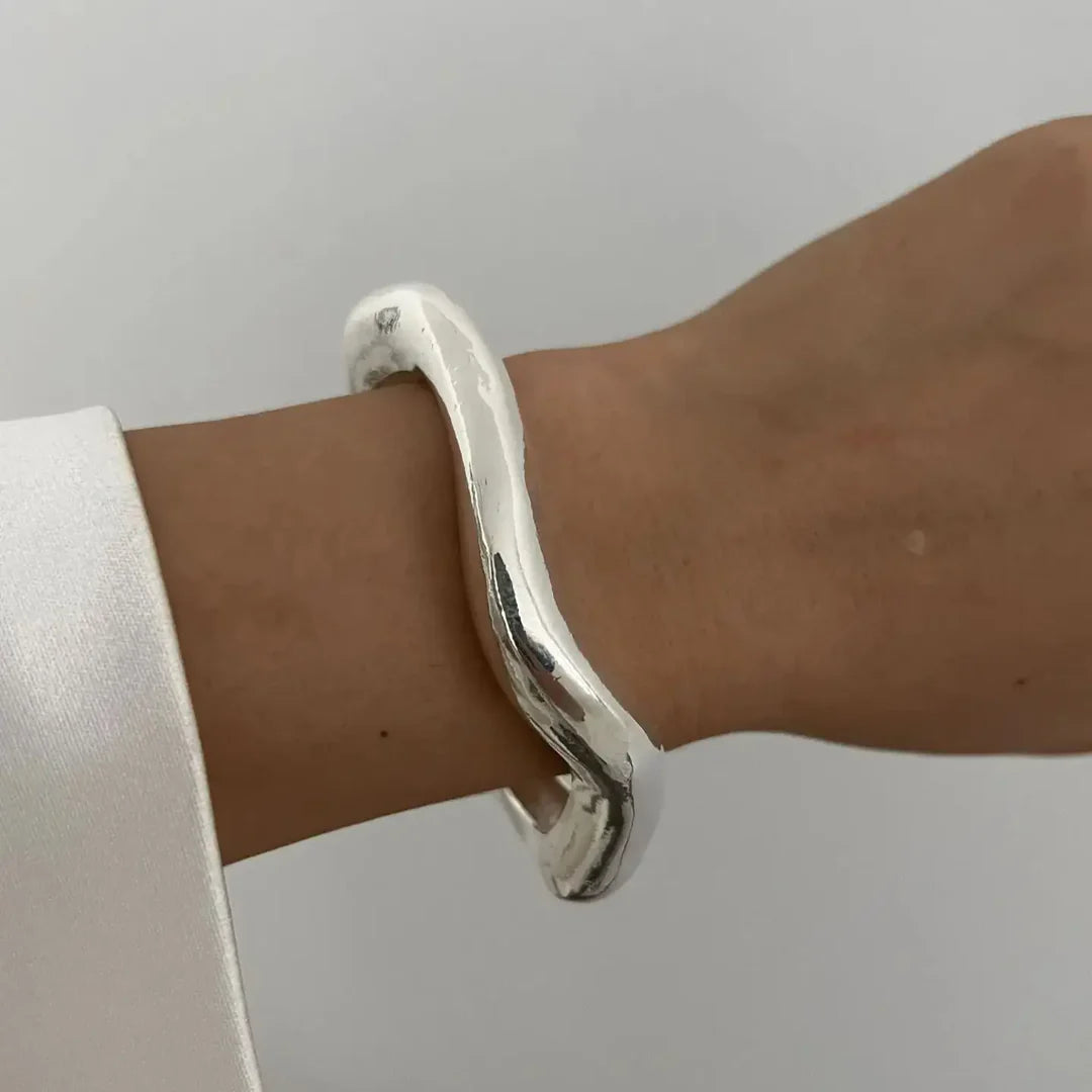 Wide Cuff Bangle Bracelets (3 Piece Set)