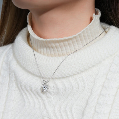 Moissanite Pendant Necklace