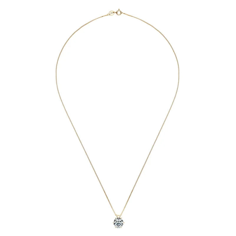 Moissanite Pendant Necklace