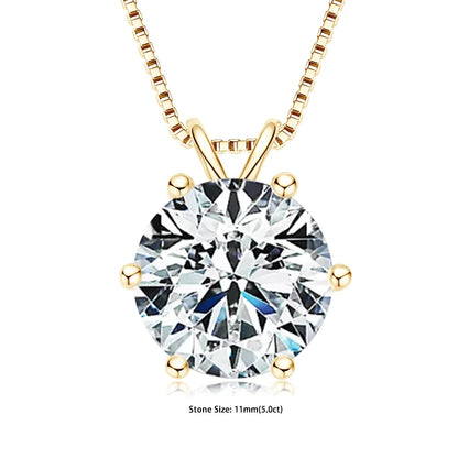 Moissanite Pendant Necklace