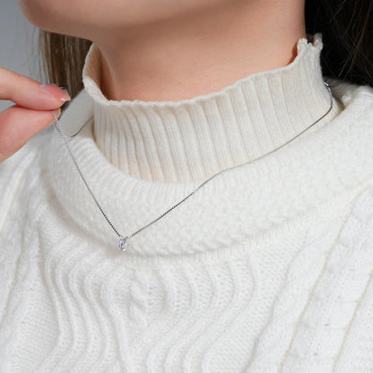 Moissanite Pendant Necklace