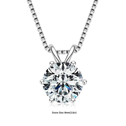 Moissanite Pendant Necklace