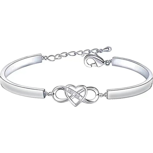 Vintage Eternal Heart Bracelet