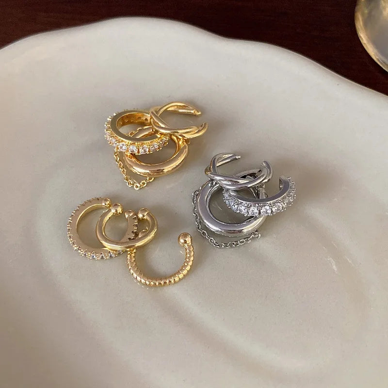 BOHO 3 piece Ear Cuff Set