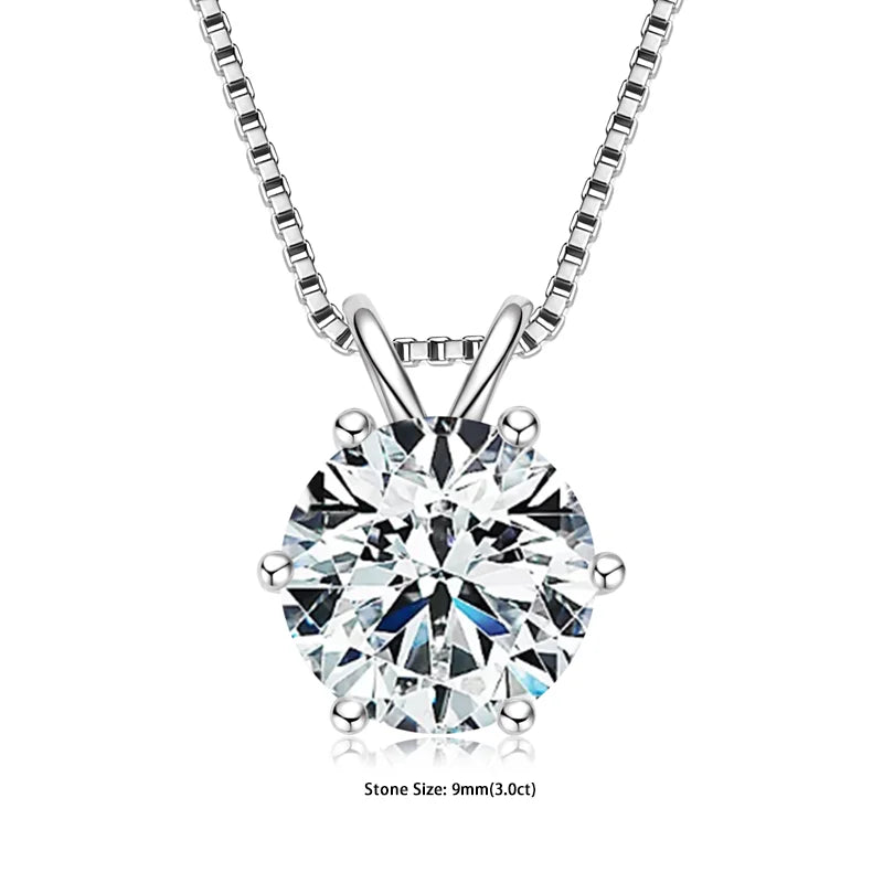 Moissanite Pendant Necklace
