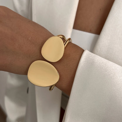 Metal Cuff Bangle Bracelet - 6 Piece Collection