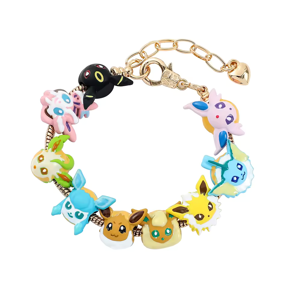 Pokemon Enamel Bead Bracelet