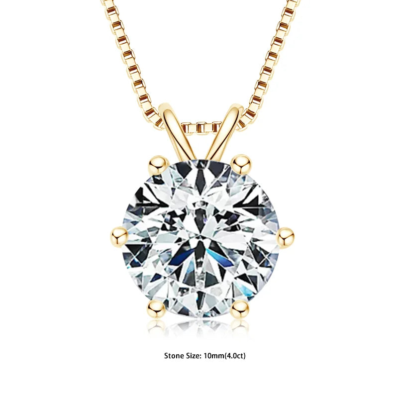 Moissanite Pendant Necklace