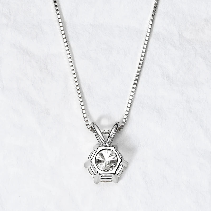 Moissanite Pendant Necklace