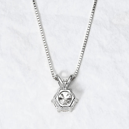 Moissanite Pendant Necklace