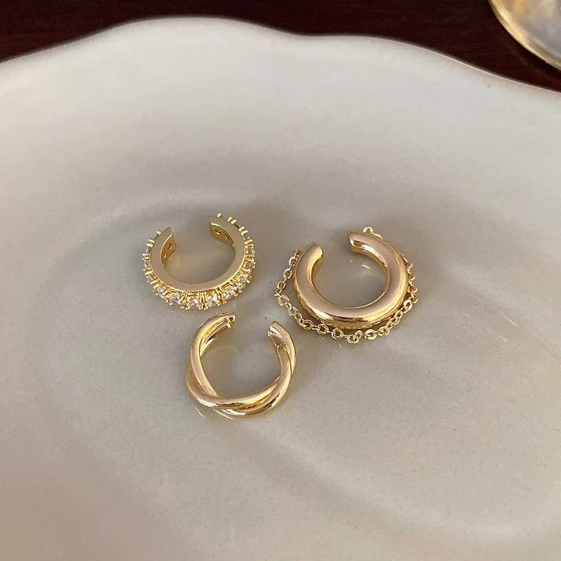BOHO 3 piece Ear Cuff Set