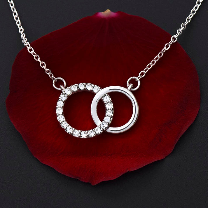 Double Circle Pendant Necklace