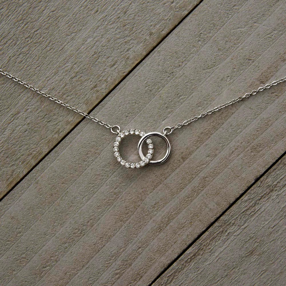 Double Circle Pendant Necklace