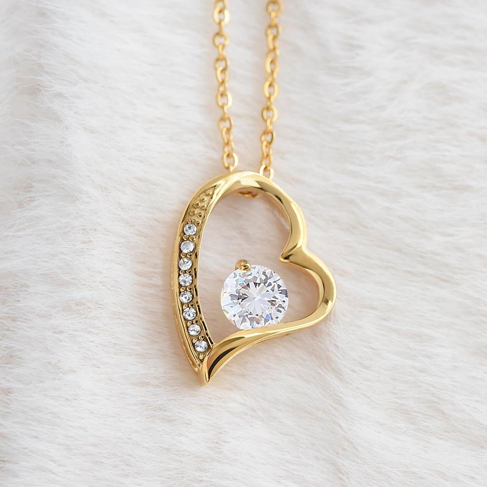 Wife Heart Necklace - Meeting you was fate