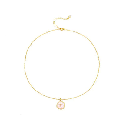 18k Dainty Cross Necklace